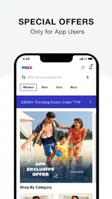 Max Fashion India android App screenshot 1