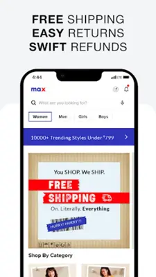 Max Fashion India android App screenshot 3