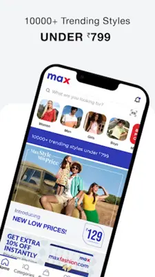 Max Fashion India android App screenshot 5